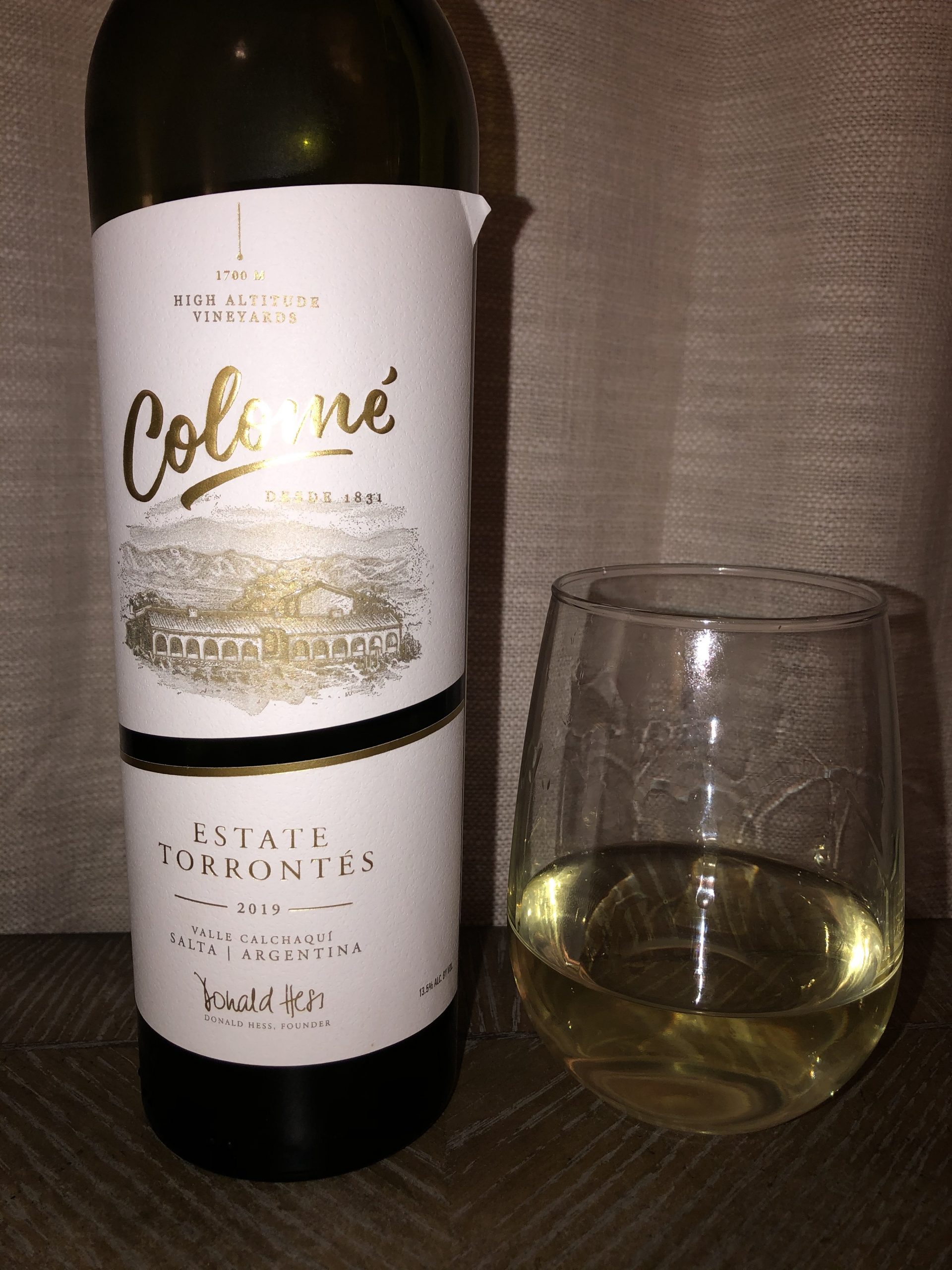 Wine Review: Colome Estate Torrontes 2019