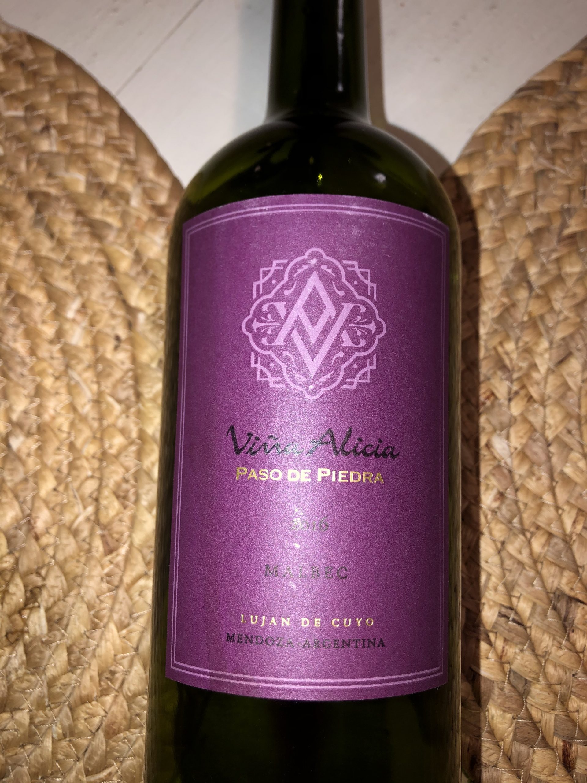 Wine Review: Vina Alicia Paso de Piedra Malbec