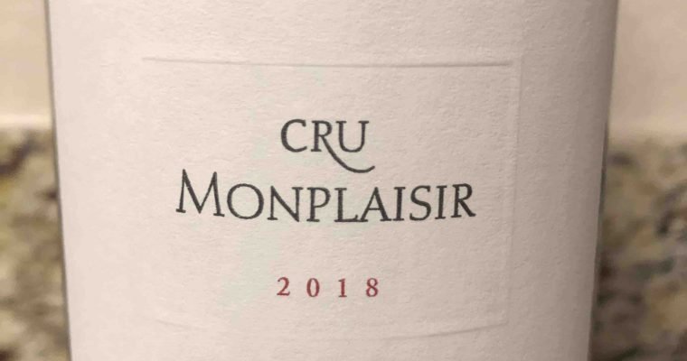 Bottle shot of the Cru Monplaisir Label.